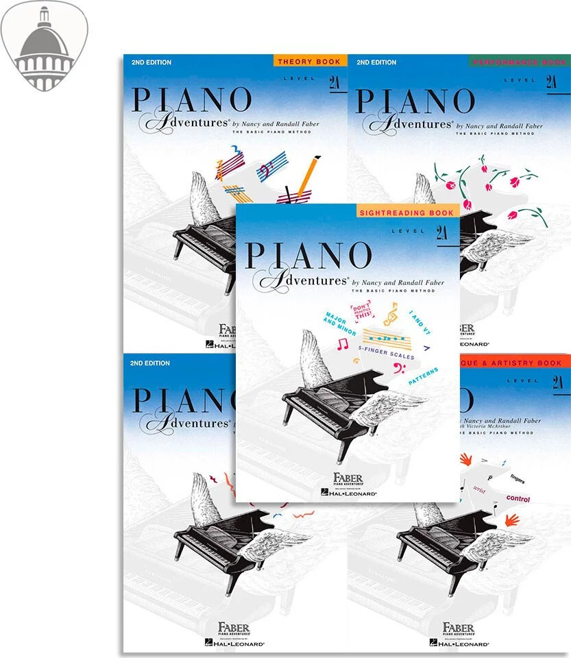 Faber Piano Adventures Level 2A Bundle- Lesson, Performance, Technique and Ar...