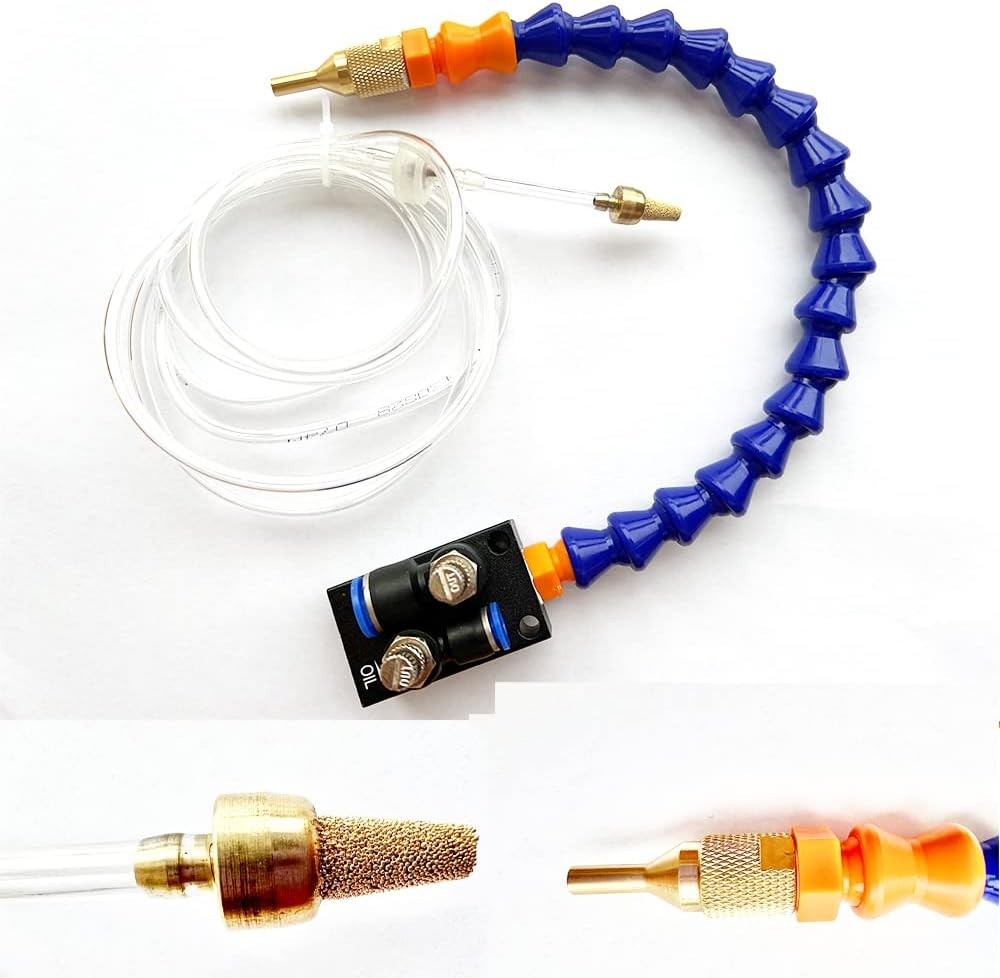 Mist Coolant Lubrication System - Adjustable Nozzle for CNC & Drills