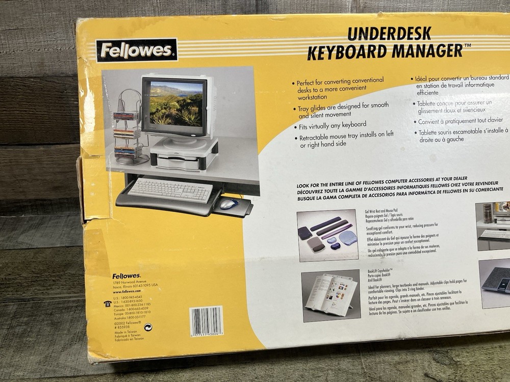 Fellowes Fully Adjustable Keyboard Manager