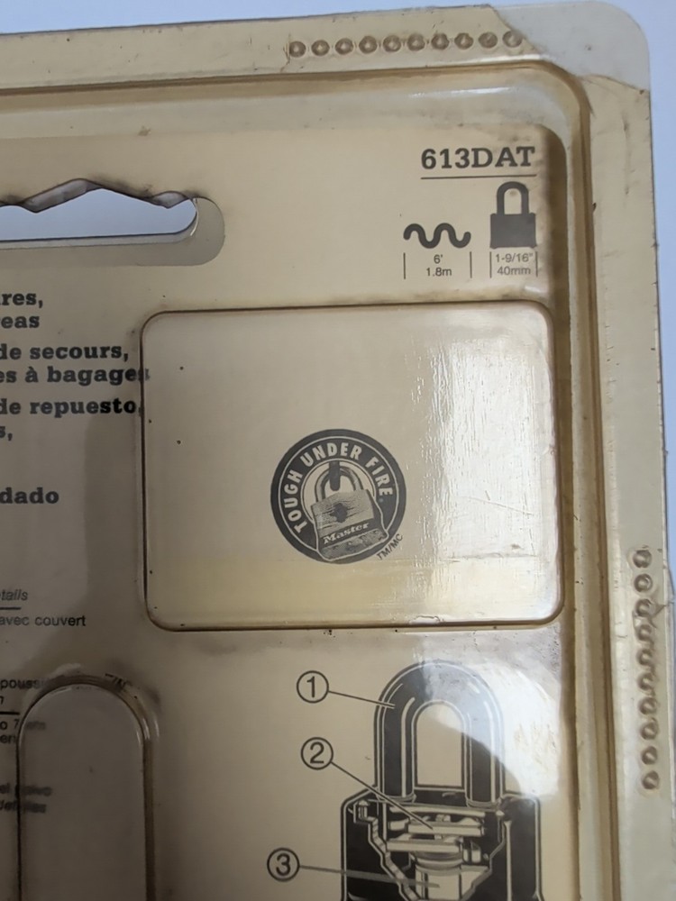 MasterLock Spare Tire Lock System 613DAT NEW