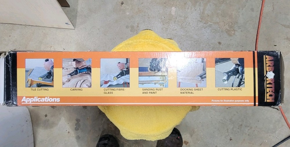 Arbor Tech Mini Grinder. Cutting, Carving, Sanding + Bits and Sander Attachments