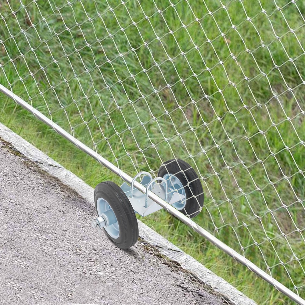 Heavy Duty Sliding Gate Hardware Kit with Adjustable Rollers and Wheels