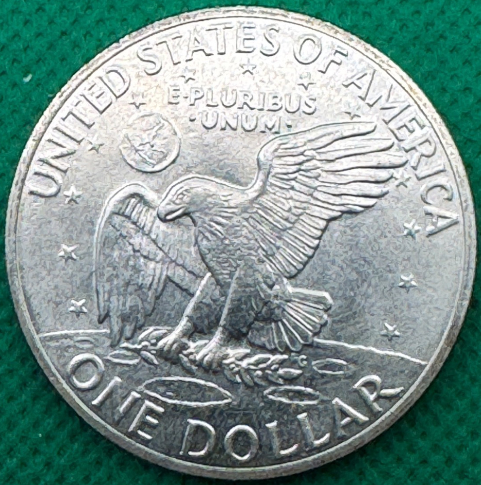 1971-S BU SILVER EISENHOWER DOLLAR 40% Silver(127f)
