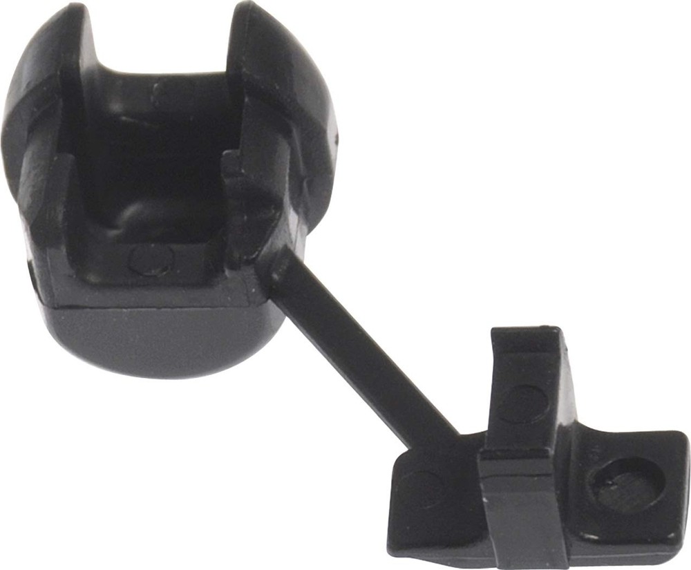 Flat Strain Relief Bushing 0.437 Inch Diameter Cable Protector Black 10 Pcs