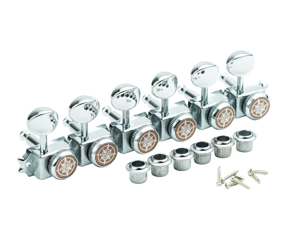 Guyker 6 Inline Vintage Guitar Lock String Tuners – Locking Tuning Key Peg