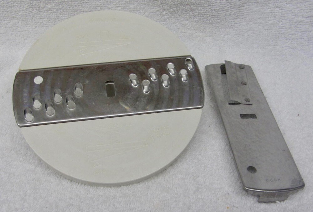 2 Nice HAMILTON BEACH BLADES Shredder Slicer Disc Food Processor 702 Replacement