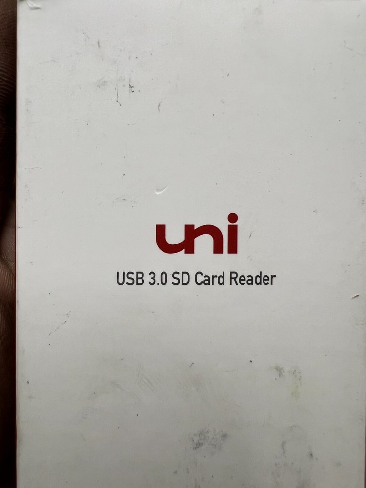 (QTY 9) UNI Compact External USB 3.0 SD (+MicroSD) SDHC SDXC Slim Card Reader