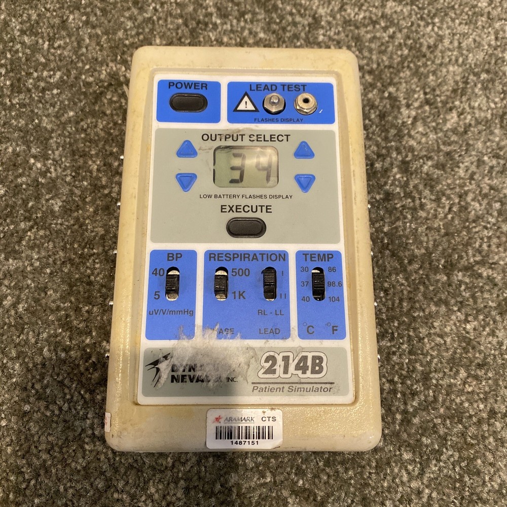 DYNATECH NEVADA 214B PATIENT SIMULATOR Excellent Working!