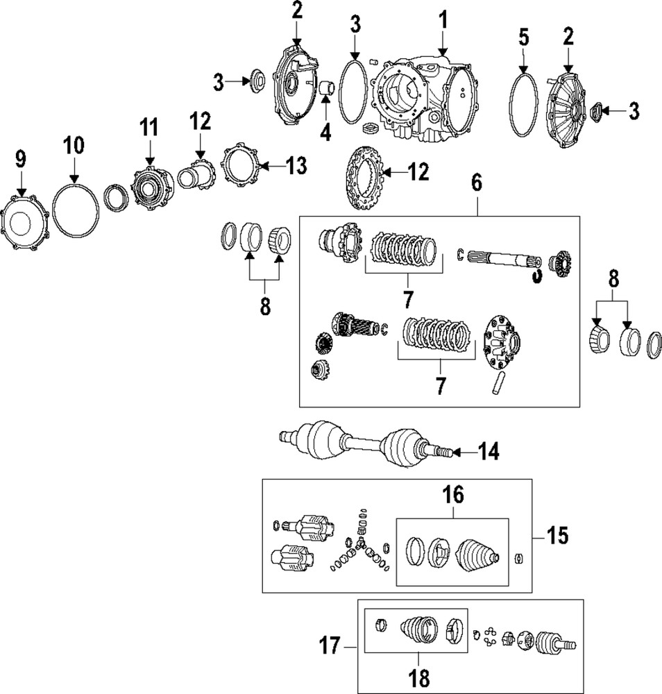 Genuine GM Differential 19180957