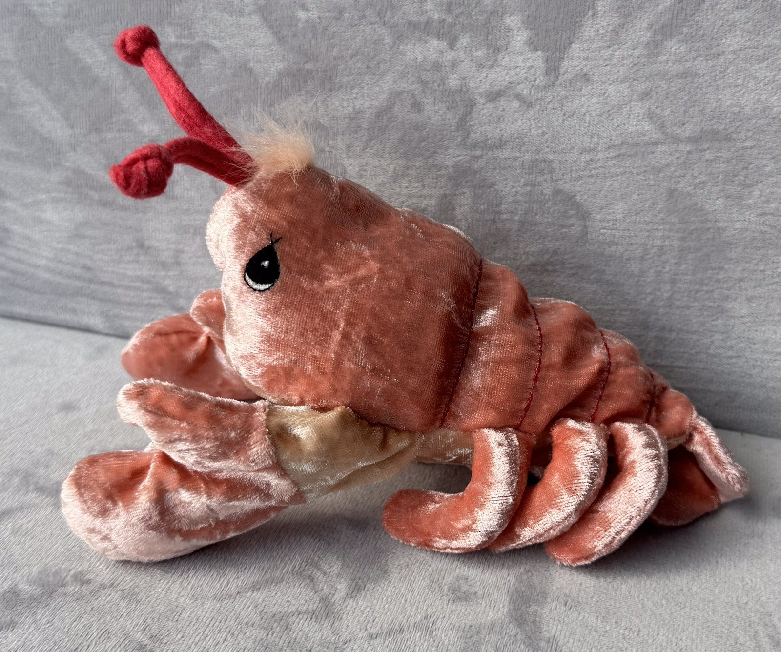1999 Precious Moments Tender Tails by Enesco Lobster Plush Velvety 7”