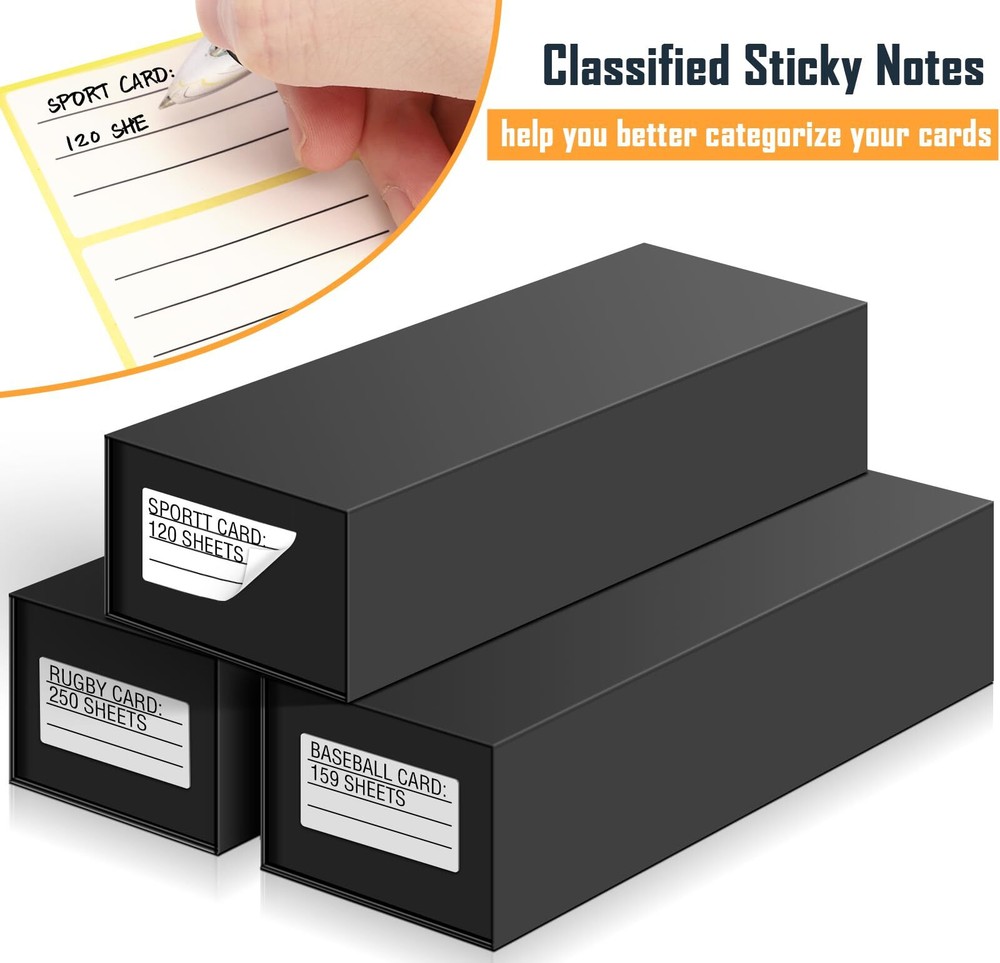 2 Pack Trading Card Storage Box Magnetic Closure Toploaders Card Protectors