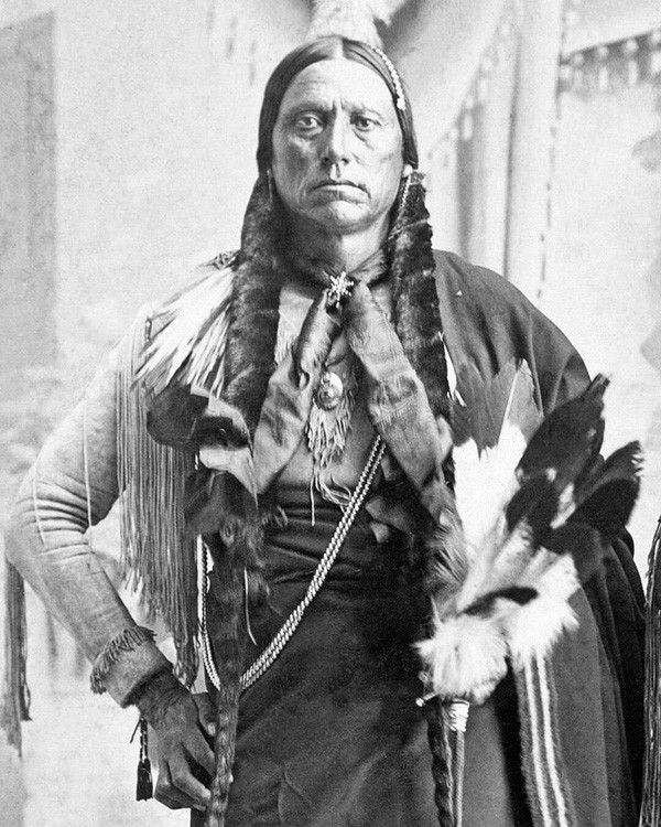 Comanche CHIEF QUANAH PARKER Glossy 8x10 Photo Native American Poster Print