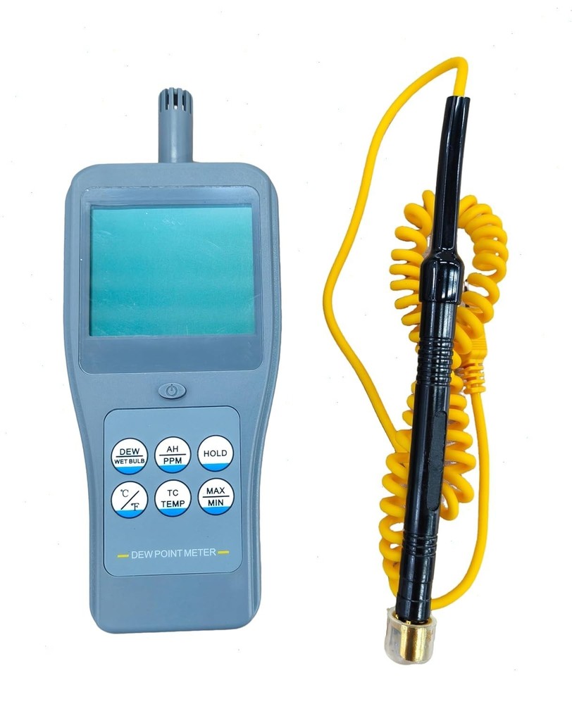 Handheld Thermocouple Dew Point Meter With Data Hold Function 7 Parameters