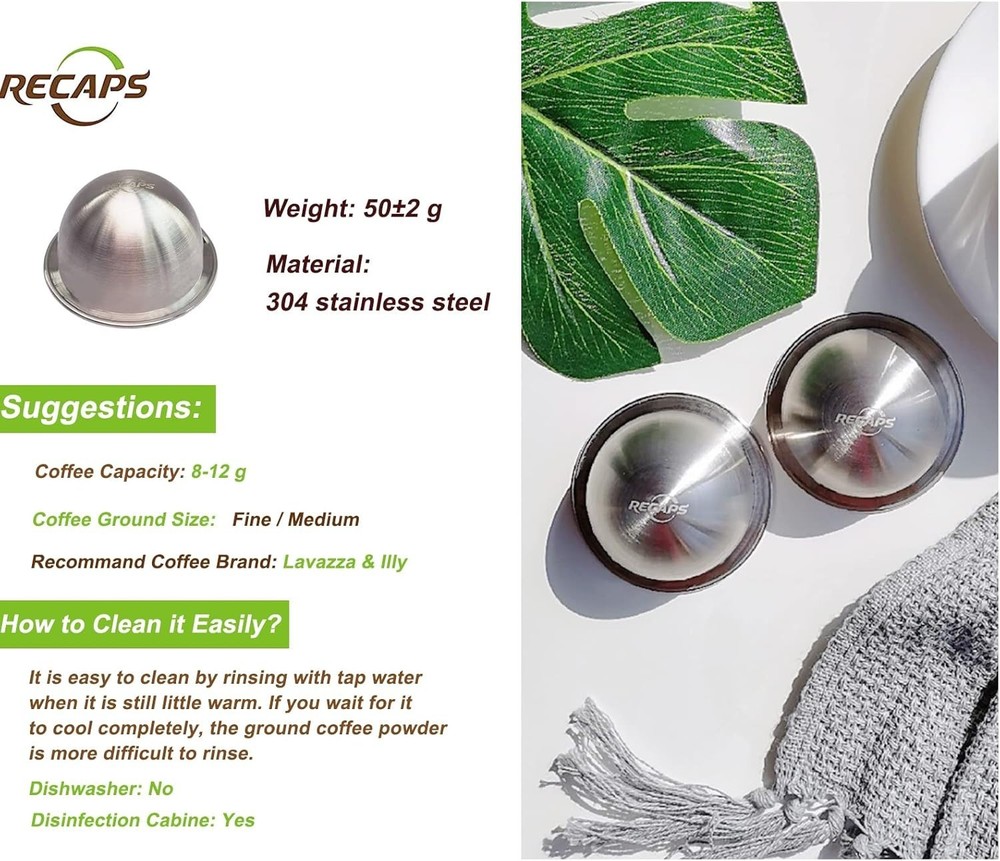 Only One 410ml Reusable Coffee Pod for Vertuoline - Eco-Friendly Coffee Solution