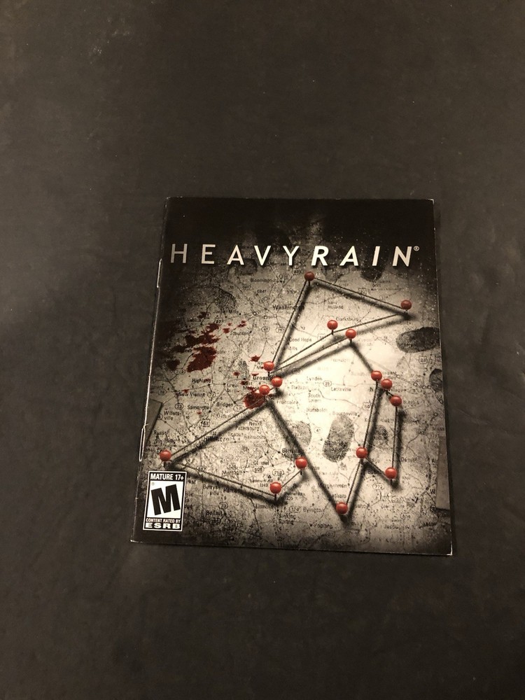heavy rain ps3 Manual Only