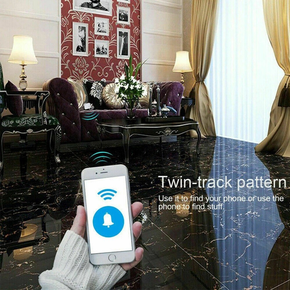 2PCS Tile GPS Tracker Wireless Bluetooth Anti-Lost Tracker Wallet Key Pet Finder