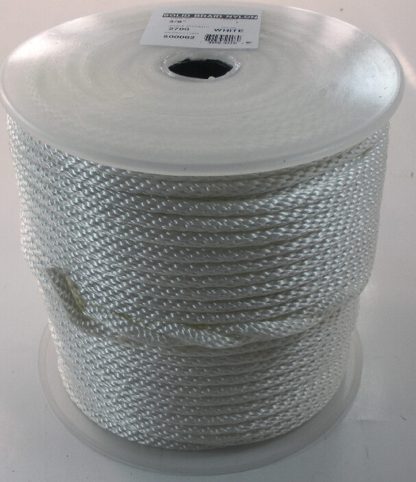 Unicord Solid Braid Nylon Rope 3/8" x 500 Ft