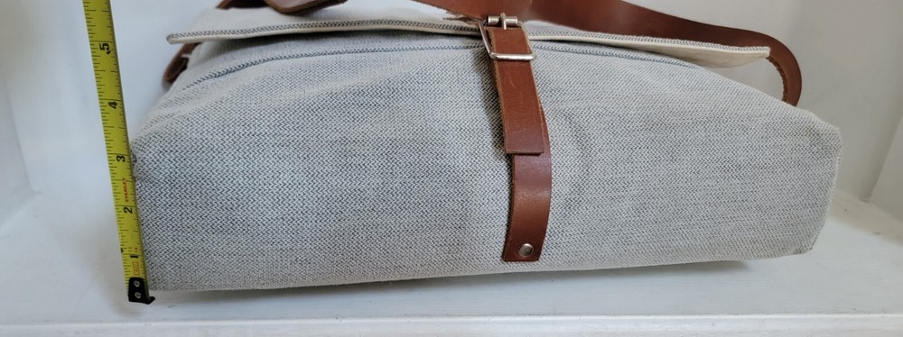 moose + pine Unisex Laptop Messenger Bag Dark Denim EUC