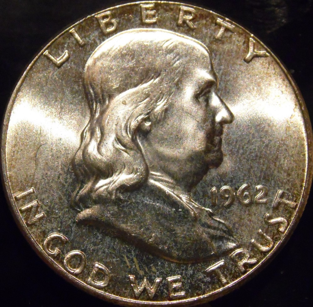 1962-P Franklin Half Dollar Gem BU Uncirculated