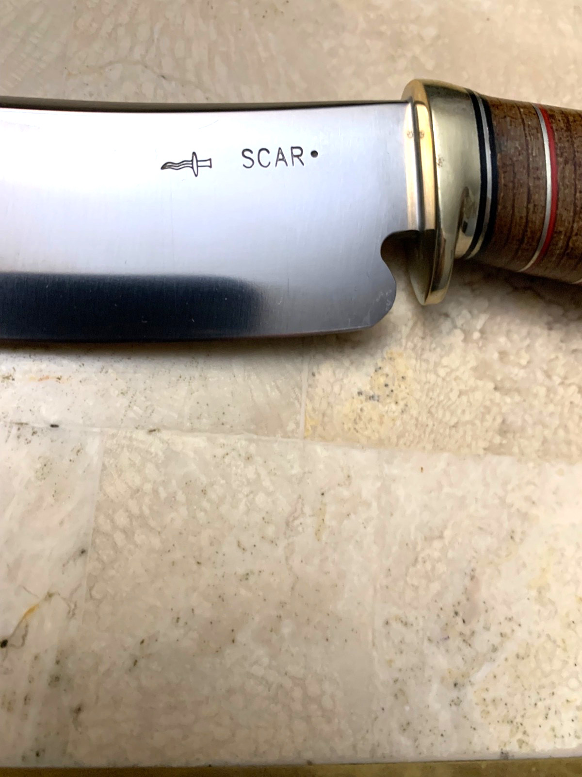 Scagel By SCAR  Beautiful knife, Hunting...leather & stag handle, very well made