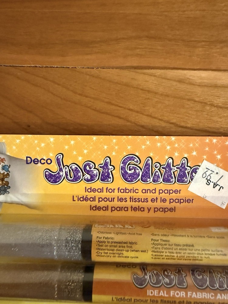 Deco Just Glitter Silver Gold 2pc 3mm
