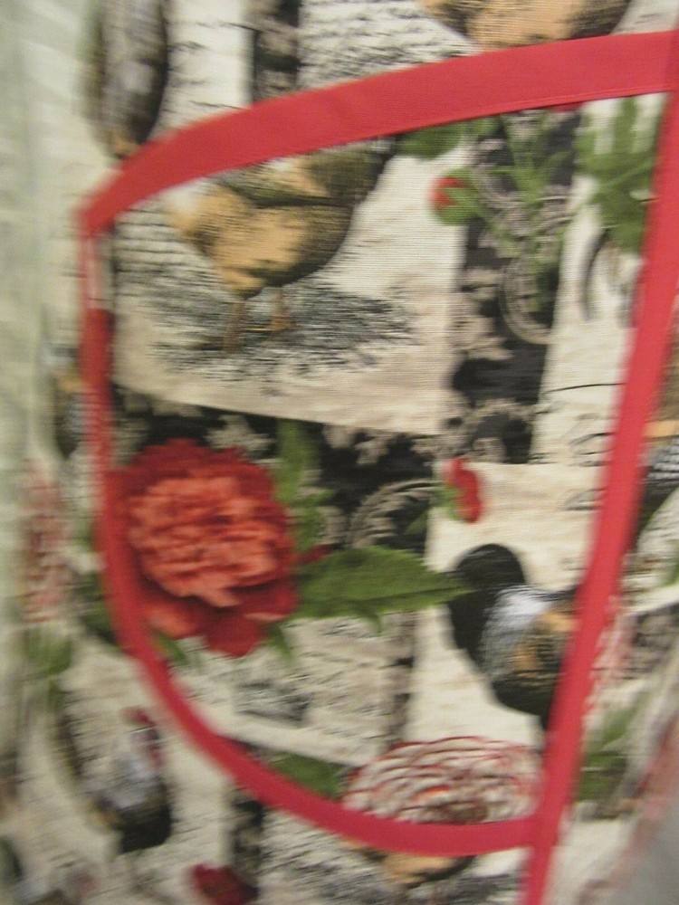 HANDMADE CRISS CROSS BACK APRON SIZE LARGE