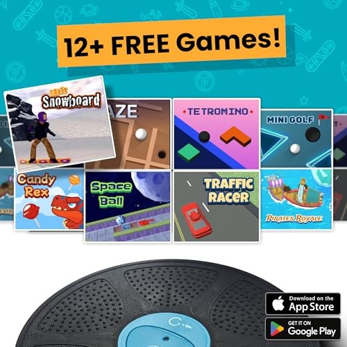 GoBalance Board - App-Enabled Balance Board. Smart Bluetooth GoBalance Play