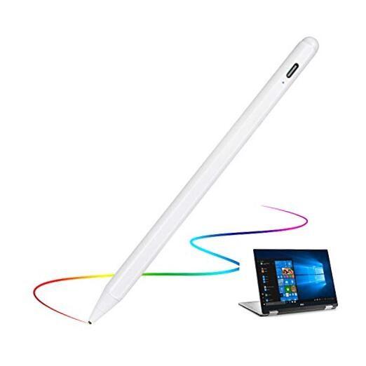 Stylus Pens for Dell 2 in 1 Laptop, Capacitive High Sensitivity Digital C-White