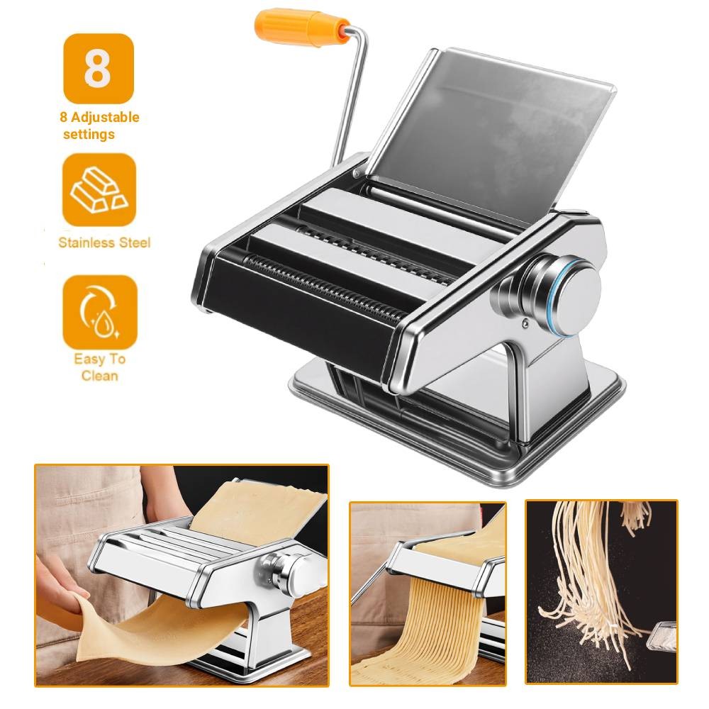 Pasta Maker Adjustable Multifunctional Noodle Maker for Spaghetti Fettuccini