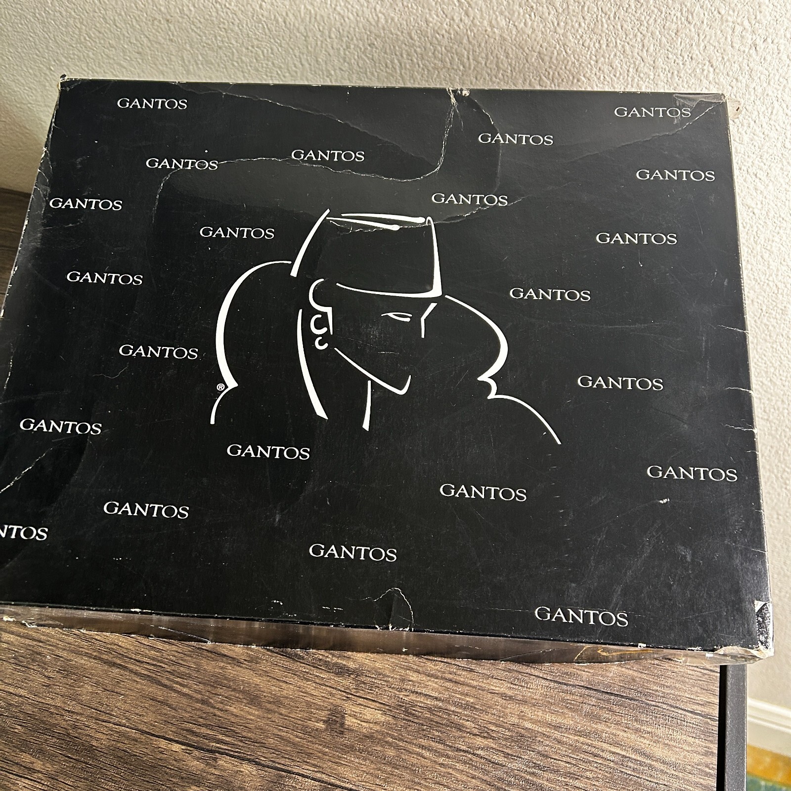 VINTAGE Something Special Straw Hat 1980s Gantos Blue Embellished Derby 3425