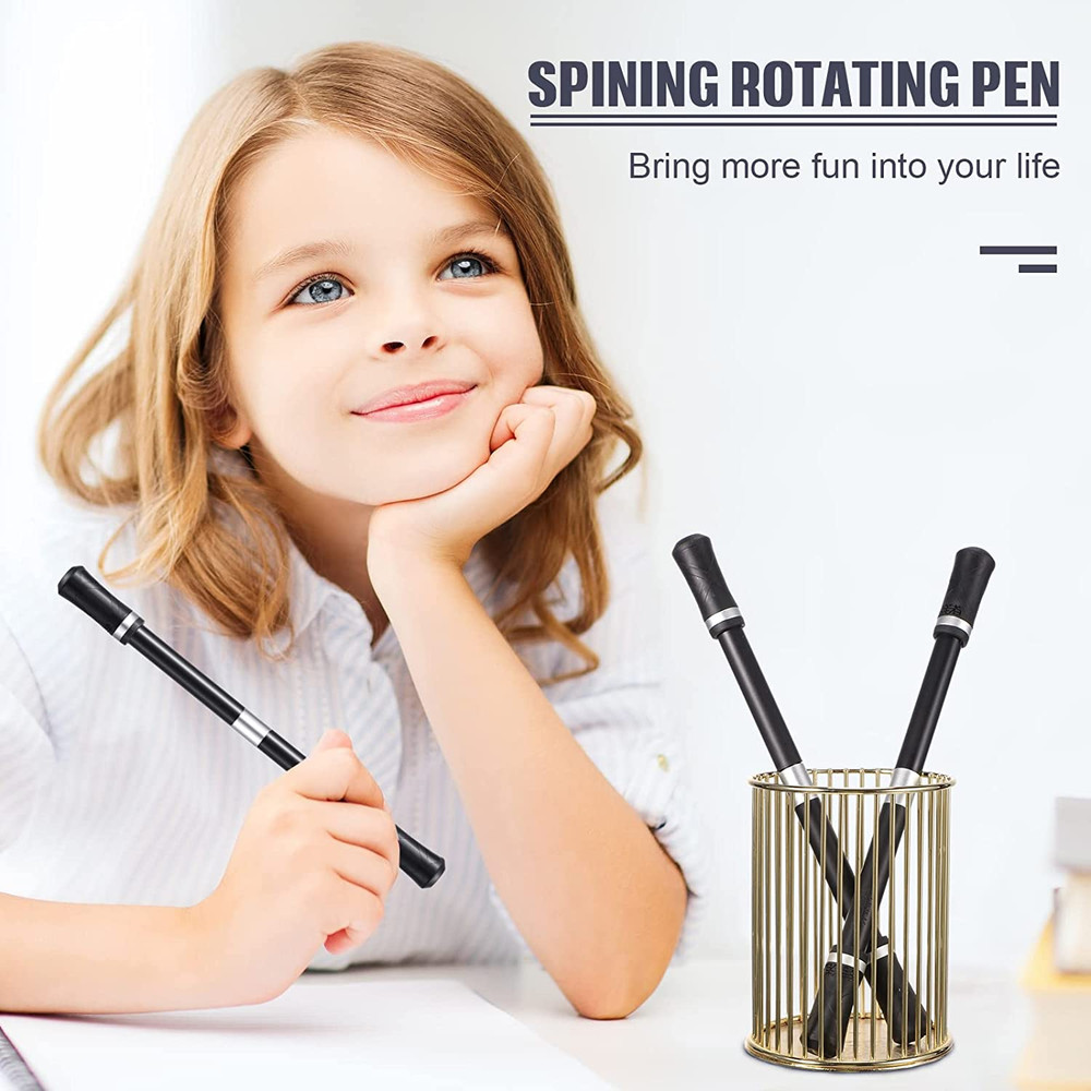 2 Pieces Spinning Pen Rolling Finger Rotating Gaming Trick Pen Mod with Tutorial