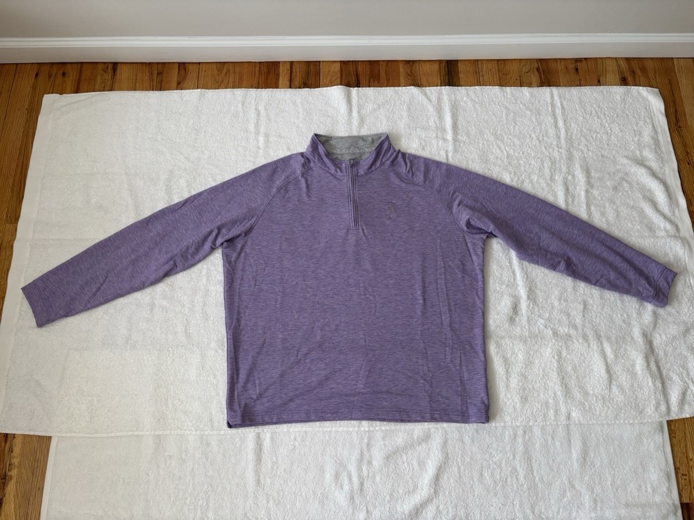 Ghost Tree Old Macdonald Golf Course Peter Millar Quarter Zip Pullover Size XXL