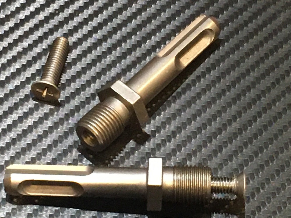 2 X SDS Plus Chuck Adapter 1/2" 20UNF Thread with Reverse Screw ,New