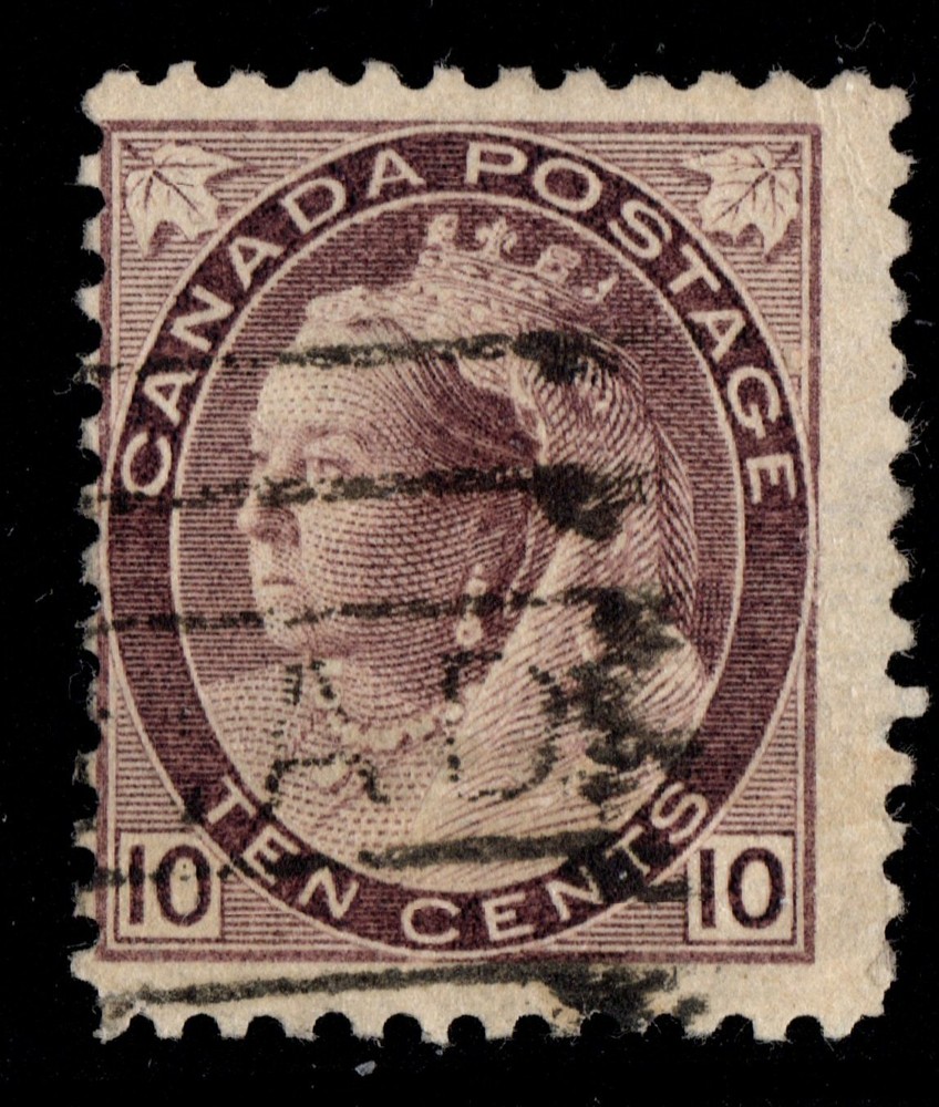 #83 Numeral 10c Canada used