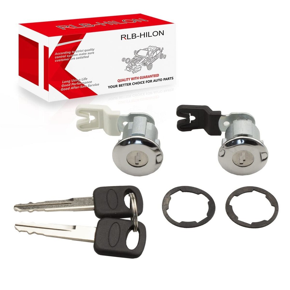 Door Lock Cylinder Set Compatible with Ford E150 E250 E350 Econoline Van F150...