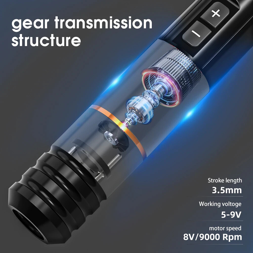 Ambition Ninja Wireless Tattoo Pen Machine Powerful Coreless