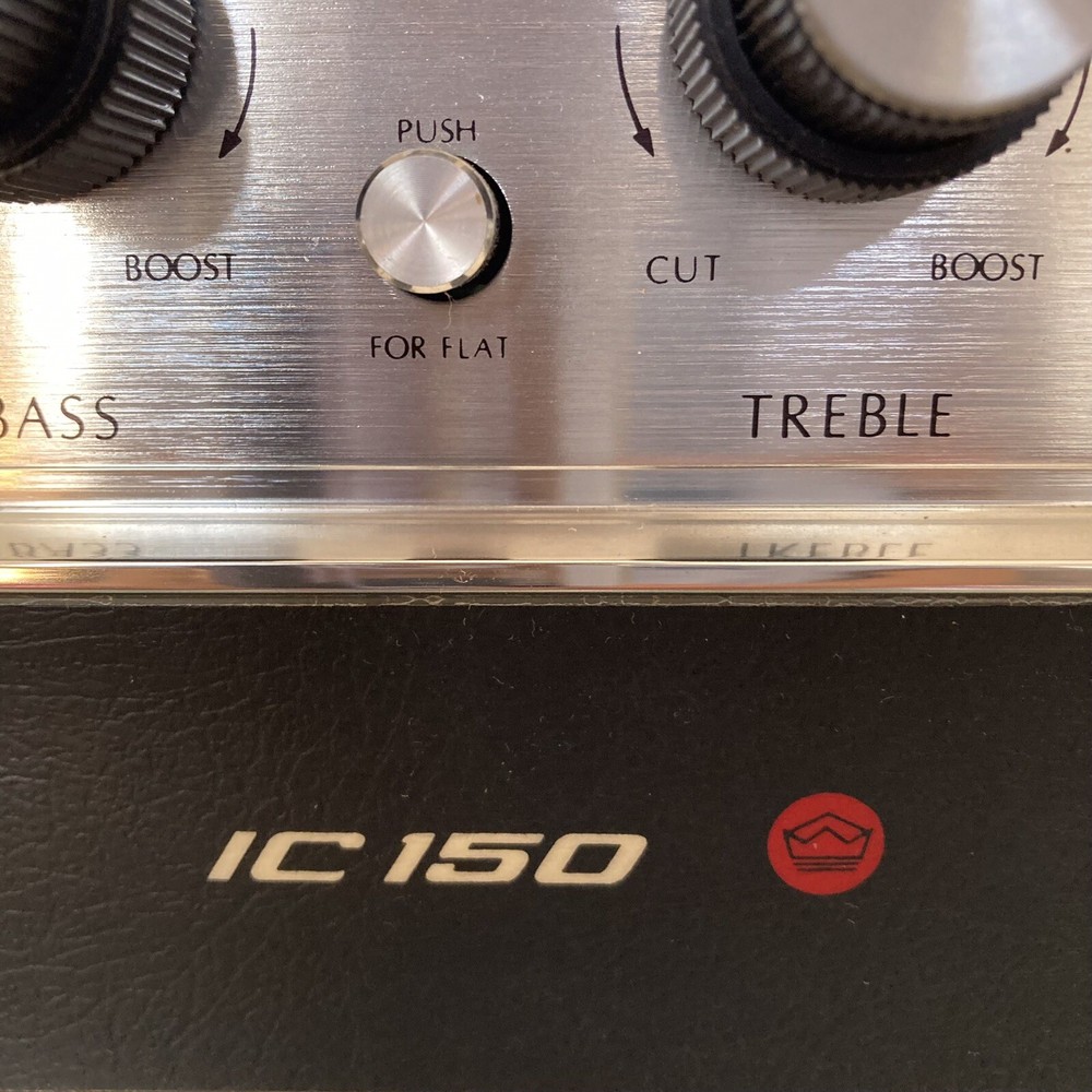 VTG Crown IC150 Solid State Integrated Circuit Stereo Console Preamplifier W/BOX