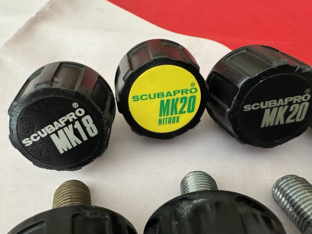 SCUBAPRO YOKE KNOBS SEVERAL DIFFERENT STYLES EACH KNOB SOLD SEPARATELY