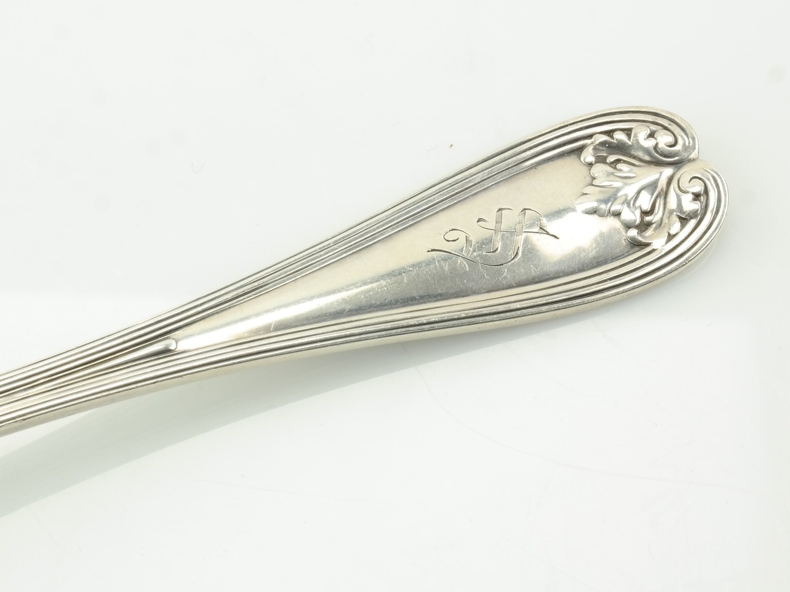 Tiffany & Co Sterling Silver Monogrammed Serving Spoon Colonial 73.1gm