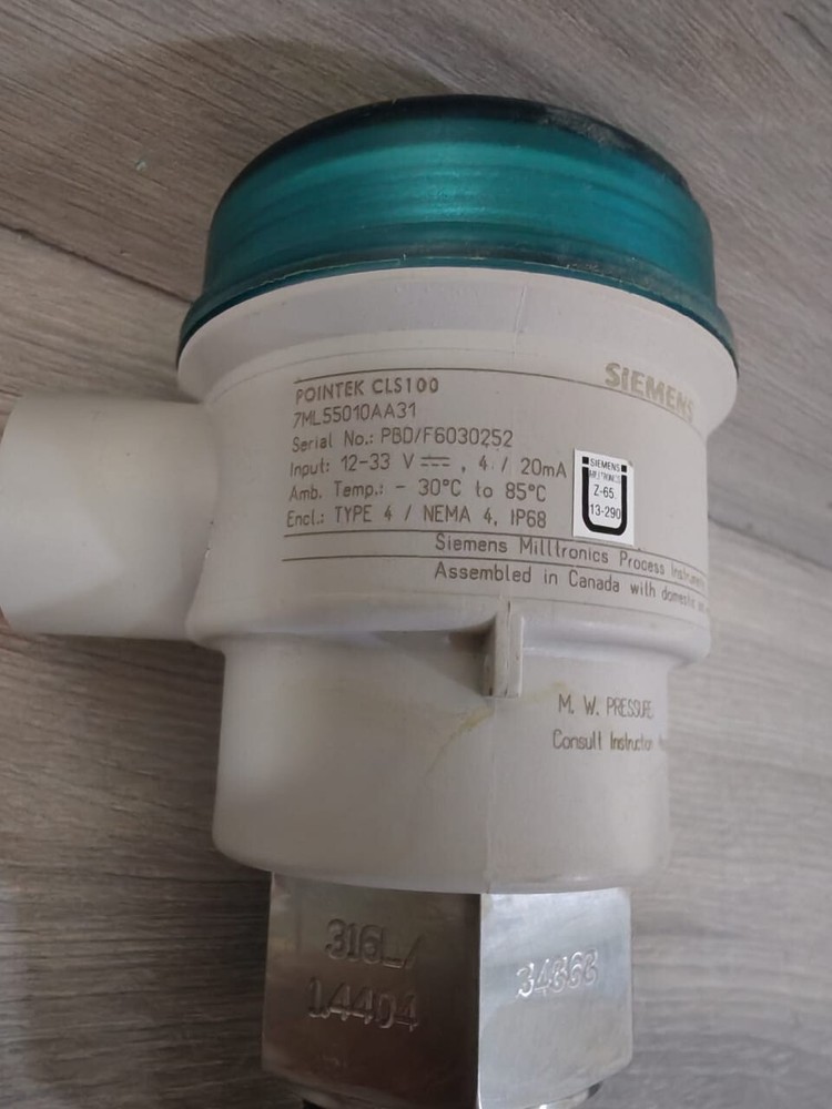 SIEMENS POINTEK CLS100 LEVEL SENSOR 7ML55010AA31