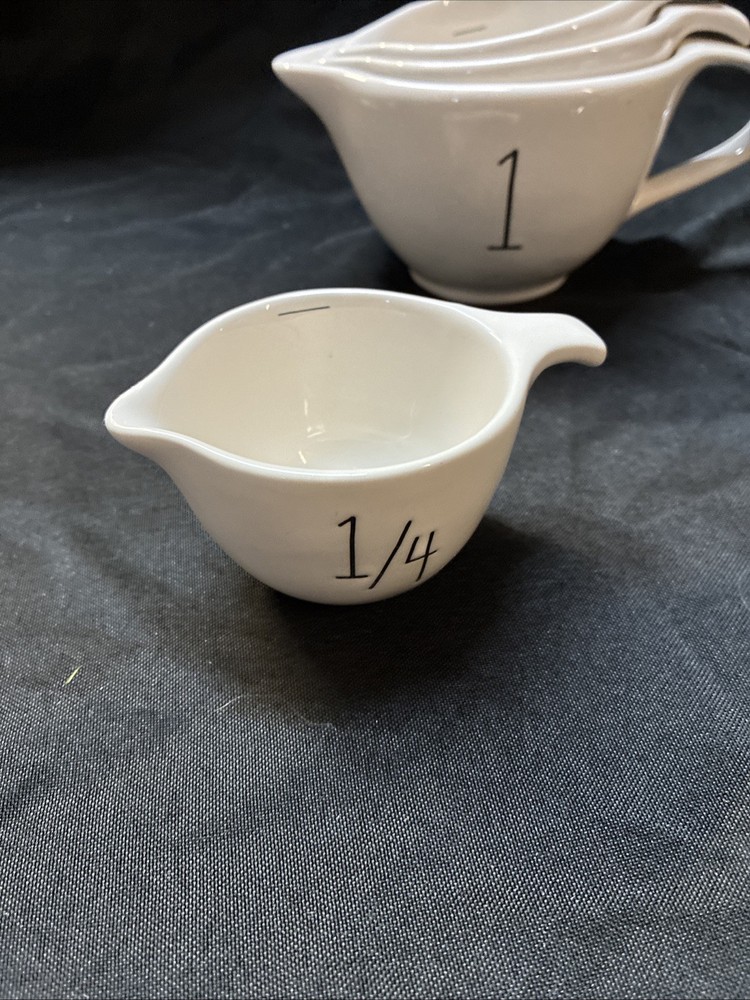 Rae Dunn White Measuring Cups