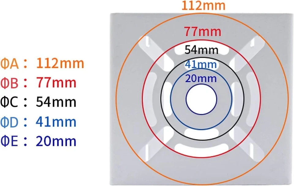 Universal Vertical Pole Mount for Security Camera Solid Metal Bracket with Loops