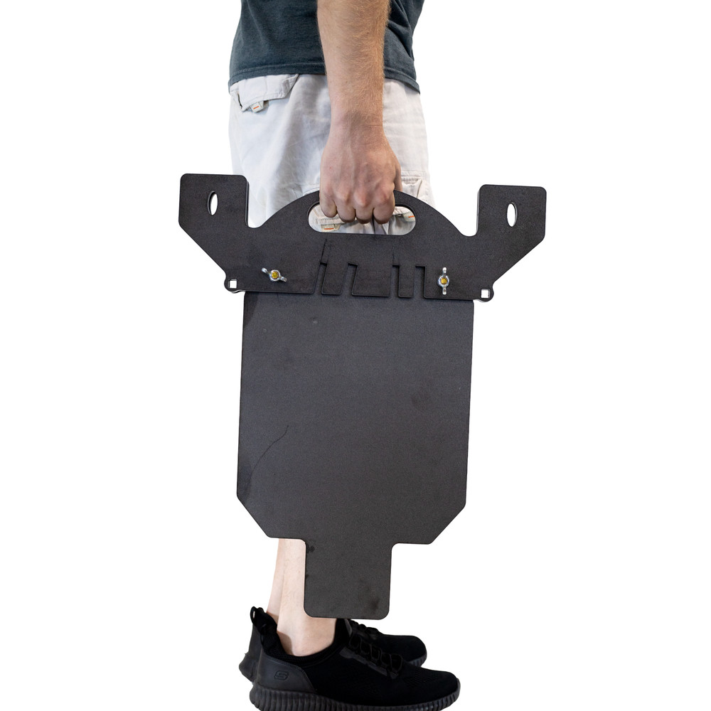 3/8" AR500 Silhouette Target with Modular Base