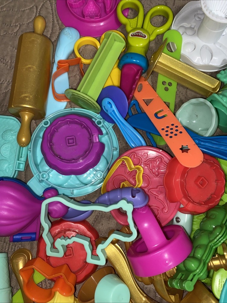 Huge 50+ Play Doh Accessories Lot