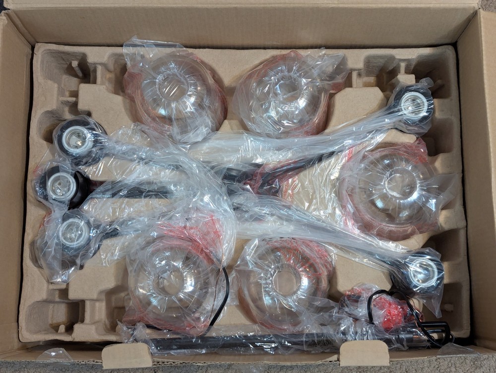 Project Source Traywick 5-Light Matte Black Chandelier