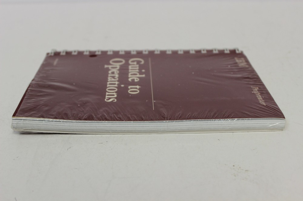 IBM ORIGINAL PROPRINTER GUIDE TO OPERATIONS 6328945 NEW SEALED