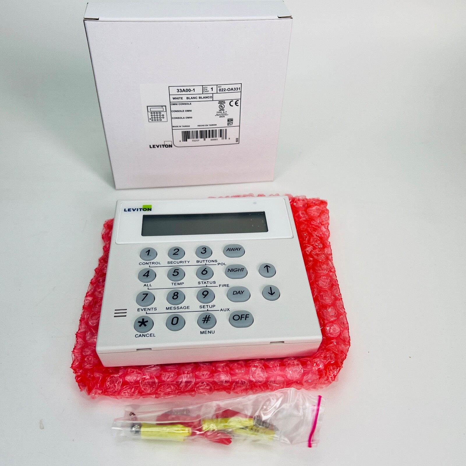 Leviton HAI 33A00-1 Lumina/Omni LCD console / Keypad - NEW