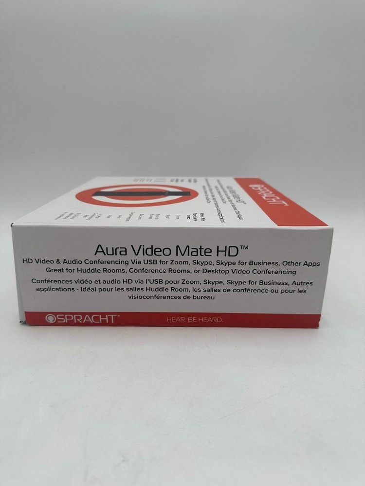 Spracht Aura Video Mate HD Accessory - Black - New Open Box