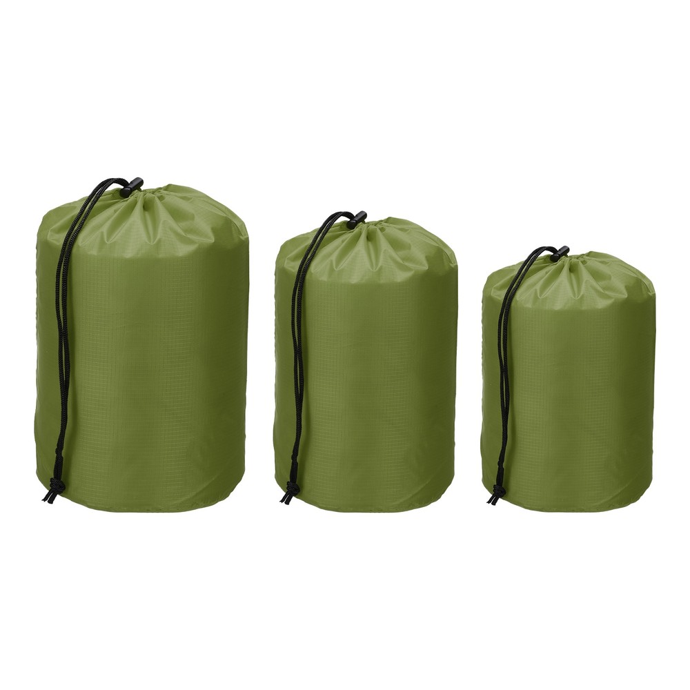 Drawstring Bag, Storage Bags, 3 Size & 3Pcs & Army Green
