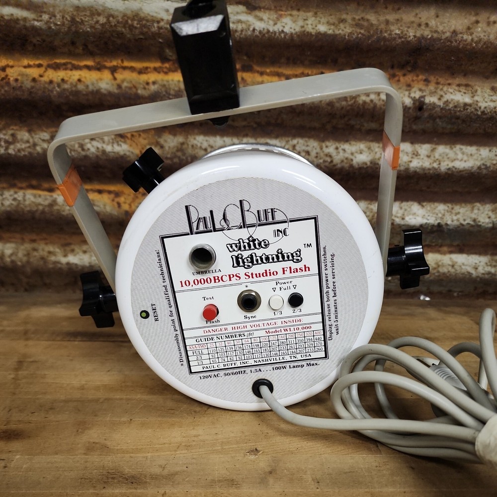 White Lightning 10000 BCPS Studio Flash Monolight Strobe WL10000 #8678